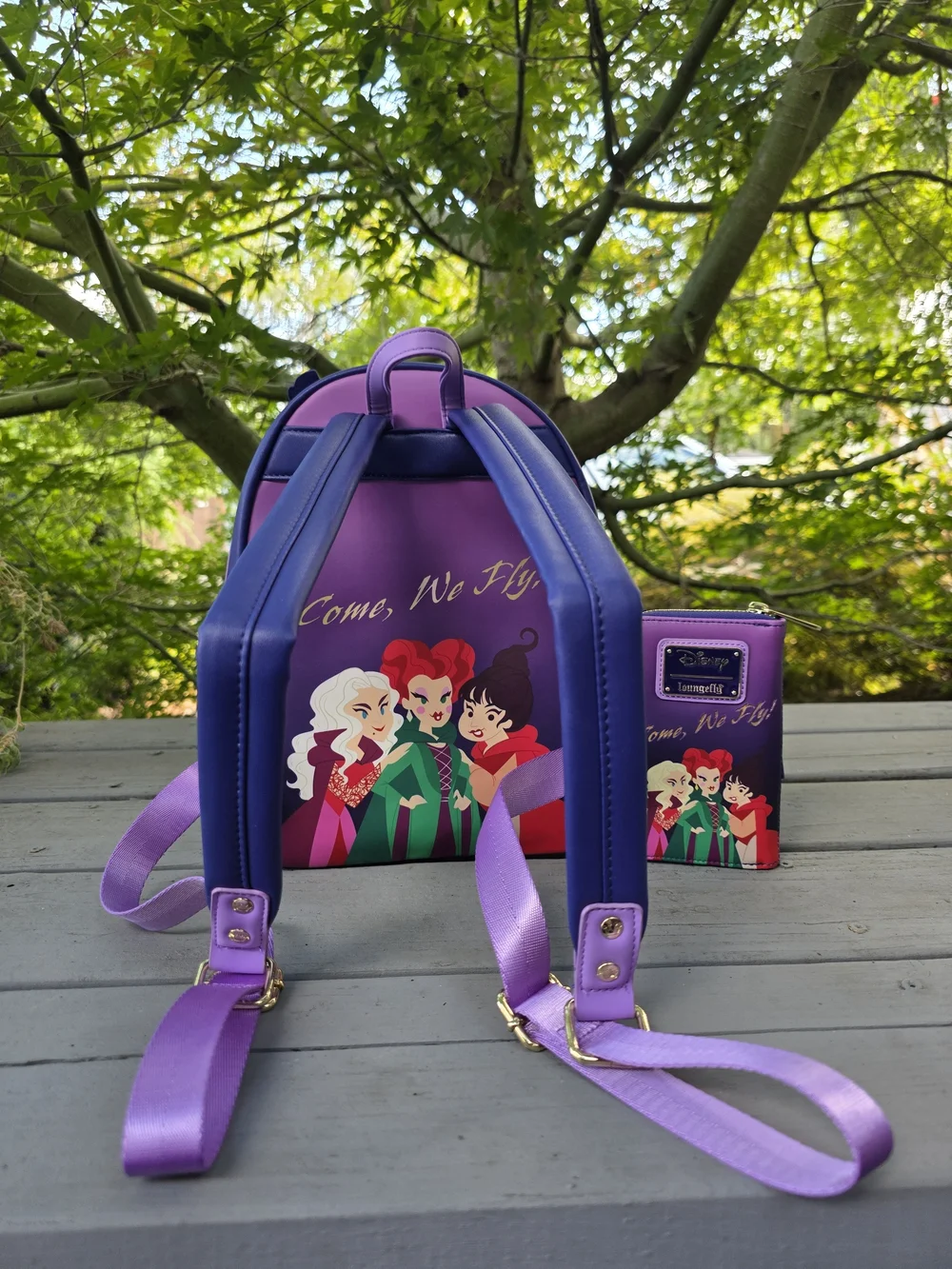 Loungefly Disney Hocus Pocus Backpack And Wallet